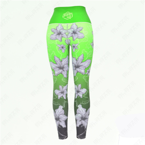 Leggings de yoga hauts à taille élastique Leggings solides pour pizza hybride brossée double face à conception personnalisée doux et respirant - Product Image 2