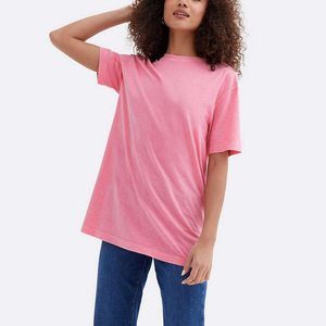 100% Cotton Eco-Friendly Summer Casual T-Shirt Custom Logo Oversize Acid <b>Wash</b> Unisex Short Sleeve Quick Dry Breathable - Product Image 4