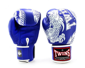 Gants de boxe en cuir noir avec impression de dragon doré, 10 oz, professionnels, pour sparring, Muay Thai, légers et respirants - Product Image 5
