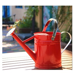 Excellent Quality Shiny And Smooth Hand Paint Printed Home <b>Garden</b> Water Can Unique Design Decorative Metal Water Can - Product Image 5