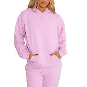 Sweat à capuche pour femme en fibre de bambou légère de qualité supérieure avec décoration en lettres, sweat à capuche de haute qualité de couleur beige - Product Image 1
