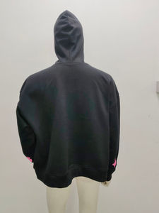 Sweat à capuche surdimensionné en coton French Terry personnalisable pour homme, imprimé numériquement, style streetwear, 100% coton - Product Image 4