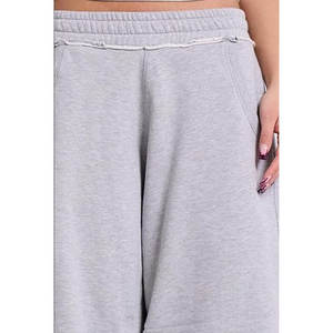 Pantalon de survêtement ample à jambes larges pour femme, pantalon de sport en molleton surdimensionné avec taille élastique, pantalon de jogging décontracté et confortable pour femme - Product Image 3