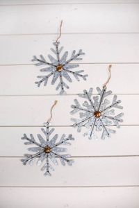 Ornement de Noël élégant en métal, fait main, pour arbre de Noël et décoration intérieure - Product Image 3