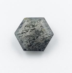 Cuarzo rutilado negro AAA, hexagonal facetado, piedra preciosa de 16*16 mm, 100% NATURAL, para la fabricación de joyas a precio de mayorista. - Product Image 2