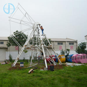 Grande Roue de 10m de Haut avec <span class=keywords><strong>40</strong></span> Sièges pour Enfants, Équipement de Parc d'Attractions Urbain à Vendre - Product Image 1