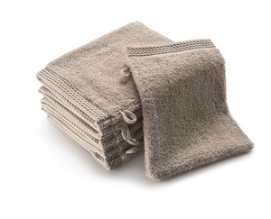 Gants de lavage de luxe en tissu éponge, teints unis, jetables, écologiques, biologiques, 100 % coton, doux pour la peau, séchage rapide, utilisation facile - Product Image 3