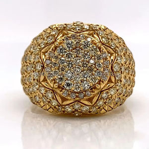 Bague de fiançailles en moissanite taillée sur mesure, style hip-hop, plaquée rhodium, en argent sterling, pour homme, idéale comme cadeau de mariage - Product Image 1