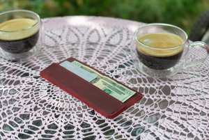 Porte-Billets de Luxe en Cuir Véritable Fait Main, Résistant à l'Eau, Léger, Haute Qualité, Porte-Chèques pour Clients LBH-0203 - Product Image 4