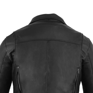 Vestes en cuir personnalisées pour hommes, vestes de moto en cuir tendance, veste de motard en cuir véritable de haute qualité, vêtements de rue - Product Image 3