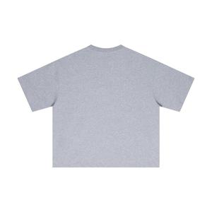 เสื้อยืดคอตตอน 100% ทรงบ็อกซี่ คุณภาพพรีเมียมสำหรับผู้ชาย คอริบ โอเวอร์ไซส์ สตรีทแวร์ หนานุ่ม ทรงหลวมไหล่ตก สไตล์วินเทจ ลุคซักย้อนยุค - Product Image 5