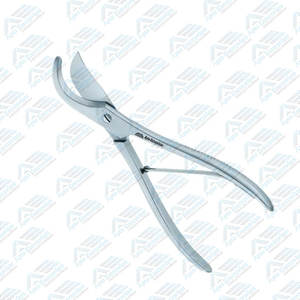 Instruments chirurgicaux de base, outils chirurgicaux manuels, instrument médical, ciseaux à côtes lisses de 22 cm, forceps de neurochirurgien en acier inoxydable - Product Image 5