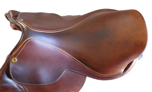 Premium Leather English Horse Riding Saddle Comfortable Handmade Durable Secure Fit Lightweight <b>Equestrian</b> Horse Tack for Riders - Product Image 3