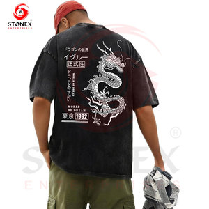 Camiseta de Algodón Extra Grande con Lavado Ácido Estilo Vintage Personalizada, Artículo Superventas y Material Premium 2026 - Product Image 3