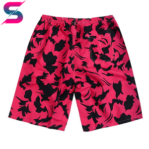 Pantalones Cortos Casuales para Hombre, Impresión Personalizada, Alta Calidad, Color Negro y Rojo, Gran Venta, Diseño Moderno, Pantalones Cortos de Playa de Algodón - Product Image 2