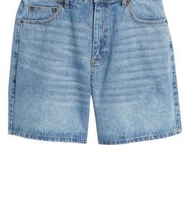 Men <b>Baggy</b> Denim <b>Jorts</b> Loose Straight Fit Washed Jean Shorts Summer Casual Cotton Shorts Wide Leg Raw Hem Street Fashion - Product Image 5
