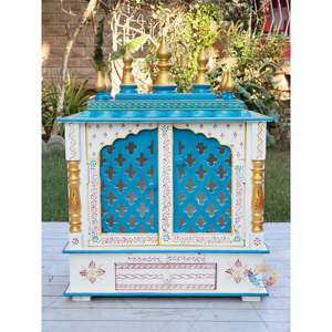 Montaje de pared de madera templo hindú modelo decoración del hogar 1 - Product Image 4