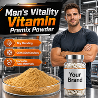 Poudre de prémélange vitaminique pour la vitalité masculine OEM avec multivitamines et minéraux pour la fabrication de compléments en capsules – Approvisionnement en vrac