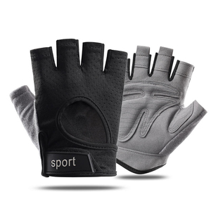 Guantes Deportivos de Medio Dedo con Malla para Gimnasio, Mejora el Agarre, Unisex, Negro, Azul, Rosa, Gris - Product Image 3