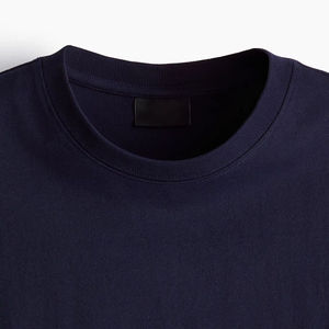 T-shirts pour hommes à manches courtes, tricotés décontractés, look audacieux, col rond, 100% coton, fabrication professionnelle - Product Image 3