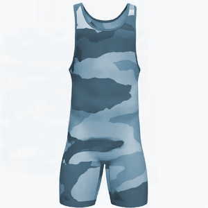 Nouvelle Arrivée Maillot de Lutte Personnalisé pour Hommes à Séchage Rapide Anti-Plis en Spandex et Polyester, Vêtement de Sport à Impression Numérique OEM ODM - Product Image 4