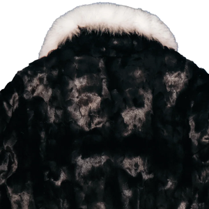 Manteau d'hiver de luxe pour femme en fausse fourrure, doux et moelleux, à manches longues, sur mesure, fabrication OEM/ODM, vente en gros - Product Image 3