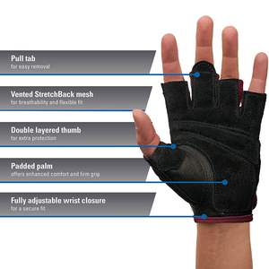 Guantes de Gimnasio Unisex de Neopreno para Hombres y Mujeres, Guantes Deportivos de Fitness con Logotipo Personalizado para Levantamiento de Pesas - Product Image 4