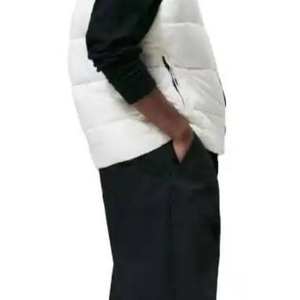 Chaqueta de invierno sin mangas para hombre, muy demandada, de tela ligera, con bolsillos con cremallera, corte holgado, chaquetas acolchadas para hombre con MOQ bajo - Product Image 4