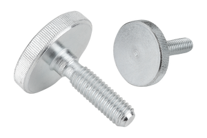 Vis moletée K1163 DIN 653 M10 x 40 en acier inoxydable, forme basse, fixation métrique pour serrage manuel - Product Image 6