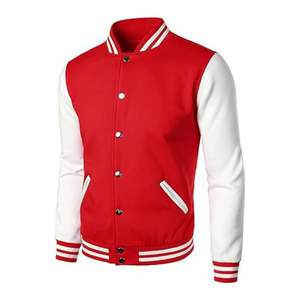 Plus Size Men's Varsity College Jackets Wholesale Blank Varsity Jackets Custom logo Plain Letterman Varsity Jacket - Product Image 2