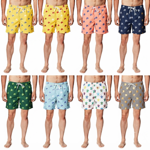 Men's Casual Summer Beach Shorts Sublimated Hot Print Back Pocket Beach Shorts Quick Dry <b>Swim</b> <b>Board</b> Shorts - Product Image 6