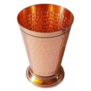 Prix d'usine Carafe à eau en cuivre pur martelé, Pichet de chevet en cuivre artisanal avec verre à eau, Luxe pour hôtels et maisons - Product Image 3