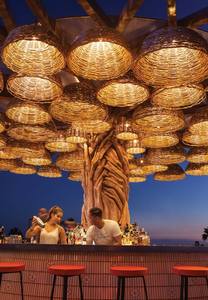 Large Rattan Decorative Lantern Wedding Reception Decor <b>Wicker</b> Pendant <b>Light</b> <b>Shade</b> Deep Dome Design Event Ceiling Lamp - Product Image 5