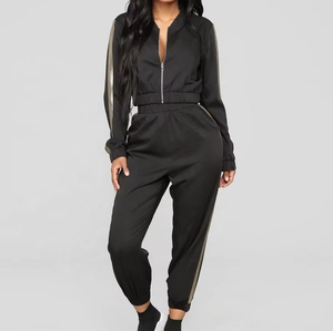 Ensemble de survêtement élégant 2 pièces personnalisé avec votre logo, survêtement pour femmes, molleton de coton surdimensionné, vente en gros de survêtements pour femmes - Product Image 2