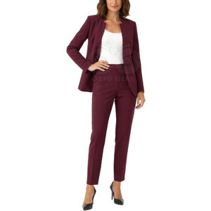 Ladies Premium Pant Suit <b>Set</b> Stylish <b>Blazer</b> Matching Trousers Business Office Formal Wear Wholesale - Product Image 6
