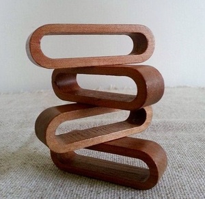 Anneaux de serviette en bois naturel Acaia, écologiques, durables, multifonctionnels, pour le camping, les mariages, la vaisselle de table, au meilleur prix - Product Image 6