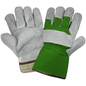 Gants de sécurité robustes de qualité supérieure pour grimpeurs canadiens, résistants aux coupures, avec doublure en Dyneema et en cuir de vachette pleine fleur - Product Image 5