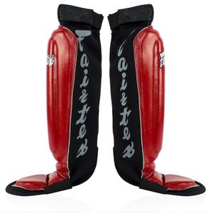 สนับแข้ง Fairtex คุณภาพสูง โครงอะลูมิเนียม หุ้มหนัง ปรับระดับได้ สำหรับผู้ใหญ่ สำหรับชกมวย-ขายส่ง รุ่นล่าสุด - Product Image 3
