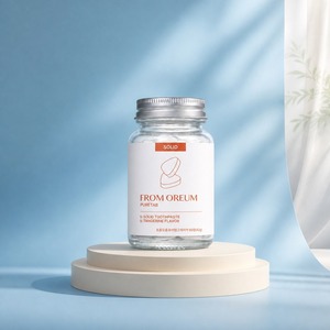 [FROM OREUM] Dentifrice solide de voyage saveur mandarine de Jeju, 60 comprimés pour trousse de toilette personnelle - Product Image 1