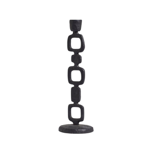 Support à bougies en gros, nouveau, pour la décoration intérieure, porte-bougie de haute qualité, finition noire, en aluminium coulé, personnalisé, fait main - Product Image 1