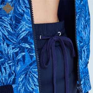 OEM ODM Ladies <b>Women</b> Nylon Blue Sport Padded <b>Jacket</b> - Product Image 6