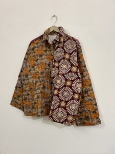 Chaqueta Kantha Hecha a Mano, Estilo Vintage Boho, Chaqueta Hippie - Product Image 3