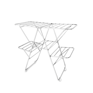 windfly clothes <b>drying</b> <b>rack</b> stainless steel sturdy laundry stand foldable design space saving construction durable household use - Product Image 4