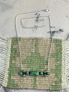Handmade Kingman Turquoise <b>Necklace</b> Sterling Silver Southwestern <b>Boho</b> Jewelry Gift for Her - Product Image 4
