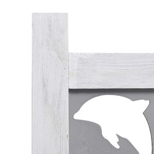 ฉากกั้นห้องไม้เนื้อแข็ง 3 บาน ขนาด 41.3"x65" สีเทา - Product Image 6