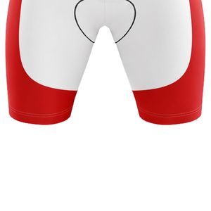 White Red Cycling Shorts for Men Padded Bike Shorts Lightweight Athletic Cycling Wear Breathable <b>Road</b> Bike Training Sports Ap - Product Image 6