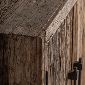 Aparador de Madera de Teca Sólida, Mueble Rústico Moderno para Proyectos de Hoteles y Restaurantes de Lujo - Product Image 4