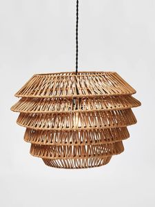 Stylish Handcrafted Rattan Hanging Lamp For Coffee Shop Dining Room Modern Ceiling <b>Decorative</b> <b>Light</b> Fixture - Product Image 2