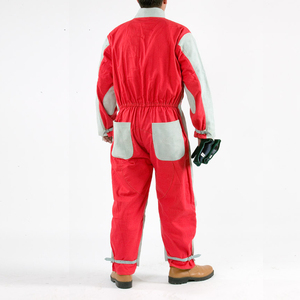 Overol ignífugo FR de alta visibilidad con reflectores, traje de trabajo personalizado OEM, ropa de seguridad para la construcción industrial. - Product Image 5