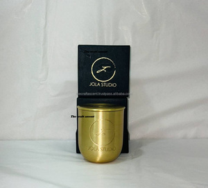 Modern Luxury Customized Copper Candle <b>Jars</b> with Brushed Finish Wholesale Empty Home <b>Decor</b> Metal Candle <b>Jars</b> for Christmas - Product Image 6